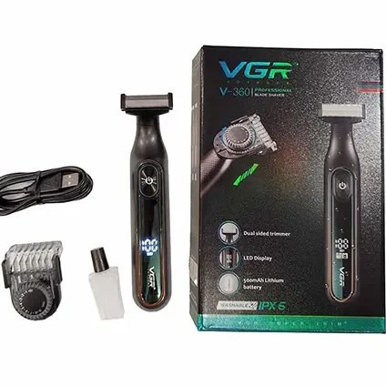 ماشین اصلاح و بادی گروم سه کاره وی جی ار v-360