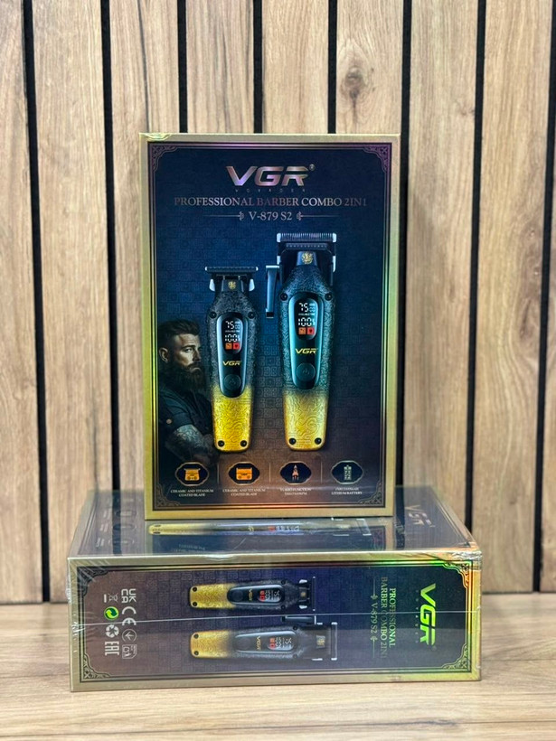 ست دو عددی ماشین اصلاح وی جی آر V-879S2