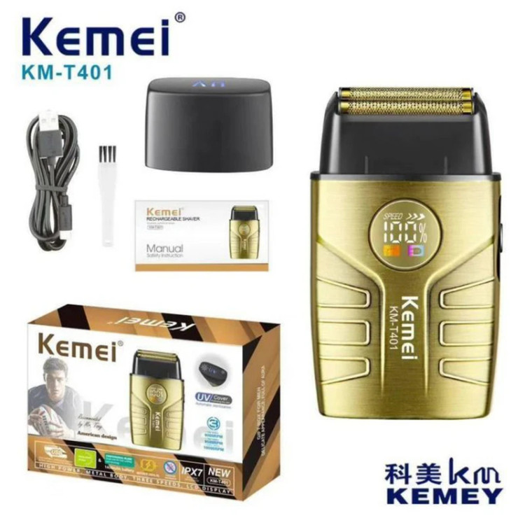 ماشین اصلاح ( شیور ) کیمی T-401 (اصل، دارای سیستم ضدعفونی خودکار UV)