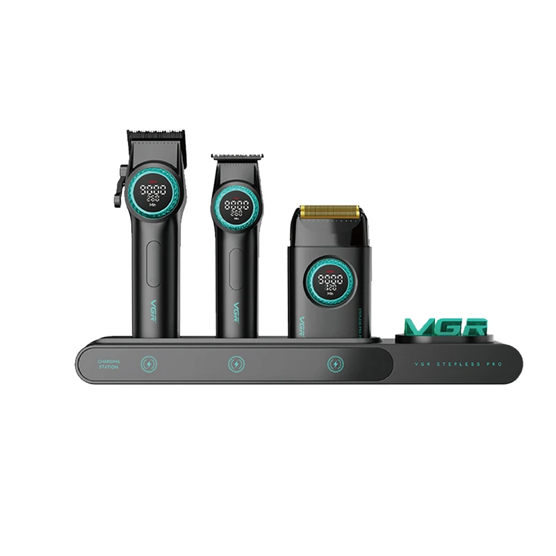 ست ۳ عددی ماشین اصلاح وی جی آر مدل V-001Pro+977+377