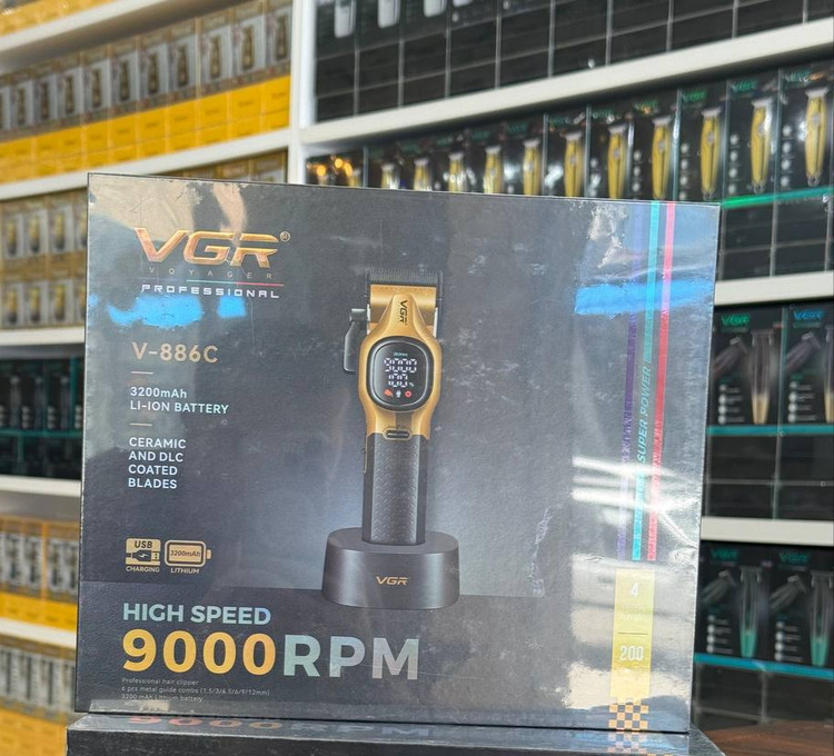 ماشین اصلاح موی سر و صورت شارژی وی جی ار مدل V-886C